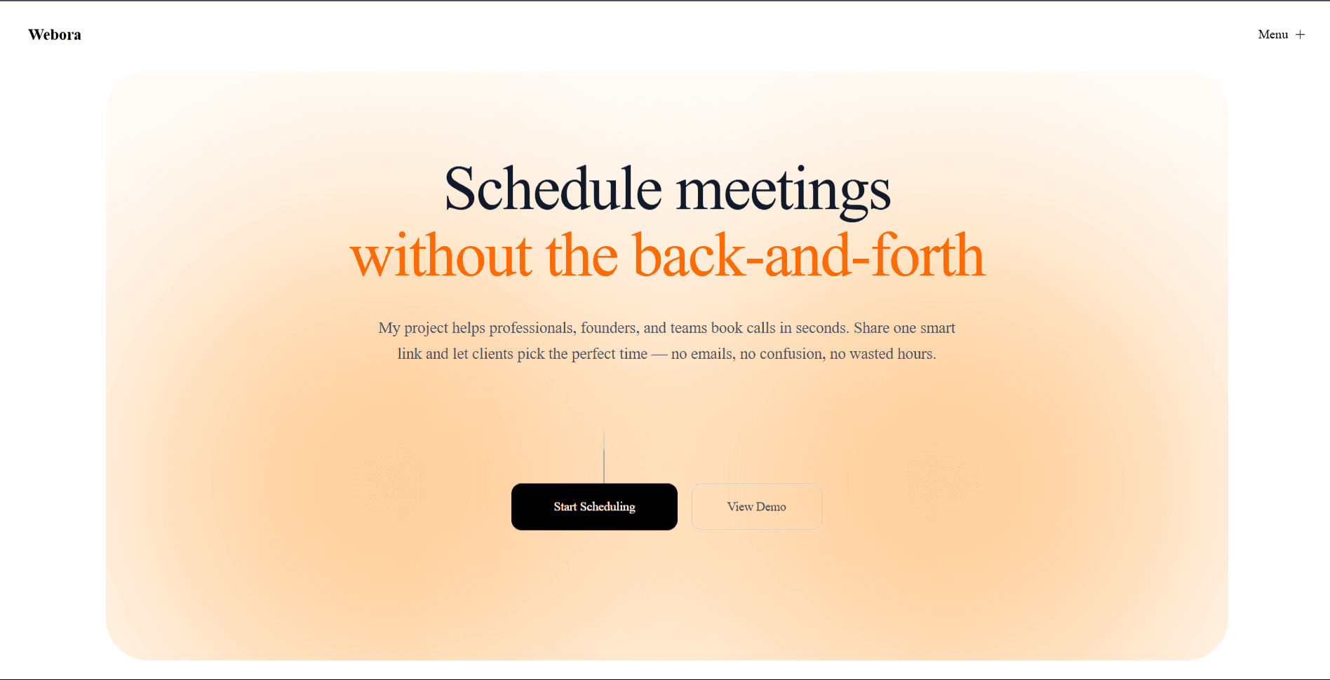 Webora project cover